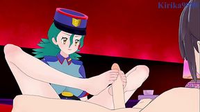 Nurse Joy and Officer Jenny intense sex. - Pok&eacute_mon Hentai