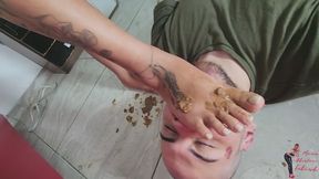 Foot Worship body, part 4, by Pietra Hunter and Slave Mude, FULL HD