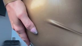 Caught Staring at Mom’s Best Friend? Too Late… Her Latex-Clad Ass Owns You Now