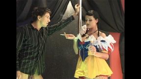 Naughty Princess Donna Marie Caught Smoking Then Rides A Huge Dick