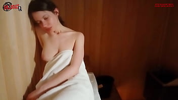 Teasing and sucking a stranger&#039_s cock in a sauna