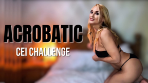 Acrobatic CEI Challenge: Edging JOI in Black String Bikini- Stroke Until You Consume Every Drop