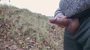 Three ruined orgasms in public on a cold day. 4K Iamhornybobo