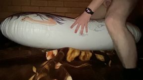 Inflatable Asuka love pillow waterbed fuck