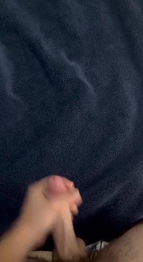 Massive big-dick guy cums hard after a thick cock ride