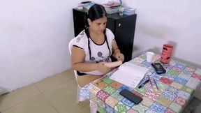 College Girl Breaks Her Pussy Thinking About Her Stepdad's Big Cock