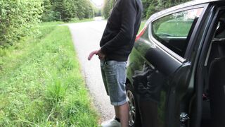 Frolicking with my rod outdoors and nutting