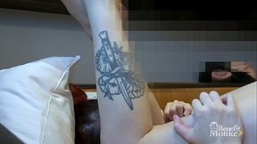 Gigi Rouge gives a wet, addictive blowjob with perfect body