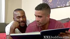 Ebony Hunk Gobbles And Rides Dick
