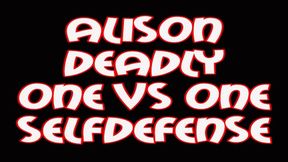 Alison d adly one va one selfdefense