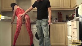 English mature whore anally disciplined before tasting cum