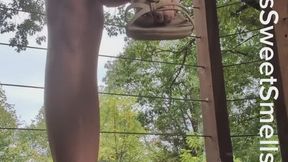 Taped Tiny on My Giantess Sole