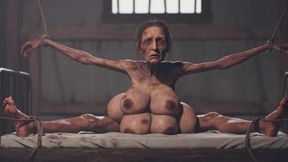 Old Granny with 6 Breasts in Bondage - Extremely Horny & Cumming Hard (AI)