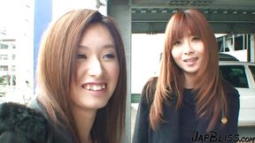 Lucky Guy Connecting with Two Japanese Women While Traveling!