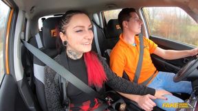 ”Alt hoe Sharlotte Thorne fucks driving instructor”