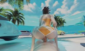 Tracer Anal Reverse Cowgirl (6K 60fps)