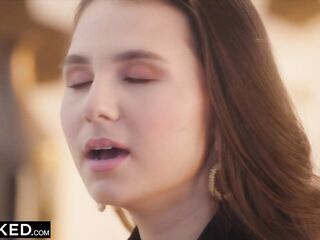 BLACKED Small girl Liz Jordan gets BBC creampie