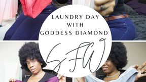 Laundry Day With Goddess Diamond (SFW)