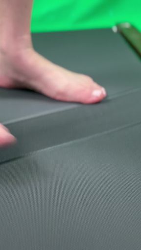 Walking on Treadmill