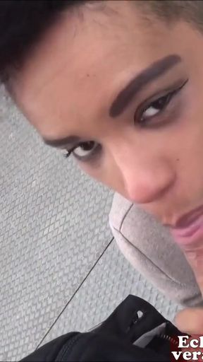 Thrilling moment from "German ebony latina amateur teen outdoor pov fuck"