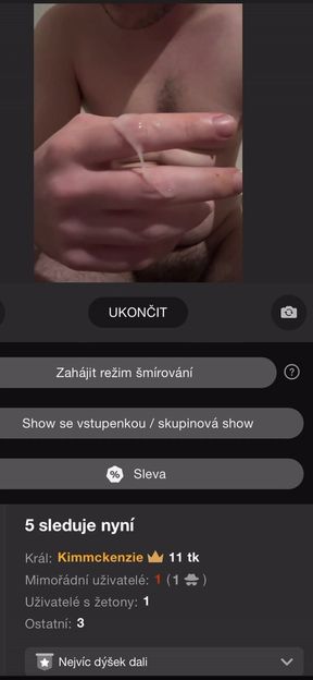 My Masturbation and Big Cum on Stream on Strip Chat