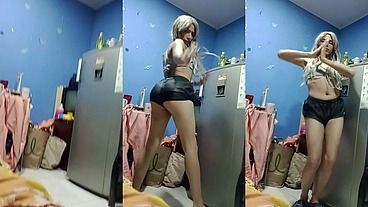 Dándole con toda al baile sexy