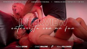 Interview With Latina Ends In Double Penetration!