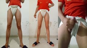 panal de tela empapado y delicioso orgasmos a mano