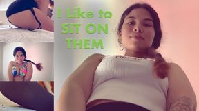 I like to SIT ON THEM - 4k - Giantess Kelly