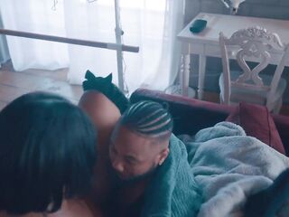 Breasty Ebony Queen Gets Drilled Valuable by Her Ebony King