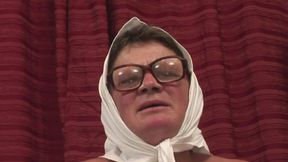 Grandma Are Horny Scene-2 horny Granny Fucks Her Younger Neighbor and Ends up with Cummed Glasses