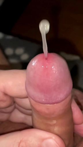 Must-see moment from &quot;play and jerk off with my small foreskin cock&quot;