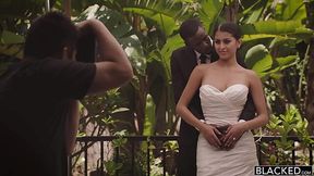 Latin babe Sophia Leone can't wait for her wedding night, she's craving this bbc right now.