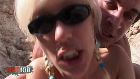 beautiful spanish milf betty davis gets fucked hard on the beach