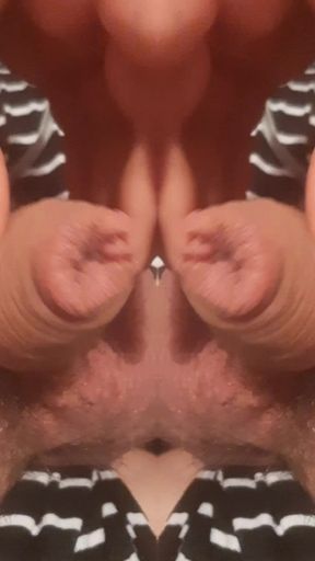 Super small cock jerking off POV like fetish