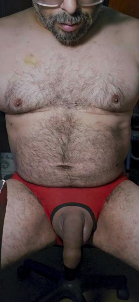 Red jockstrap