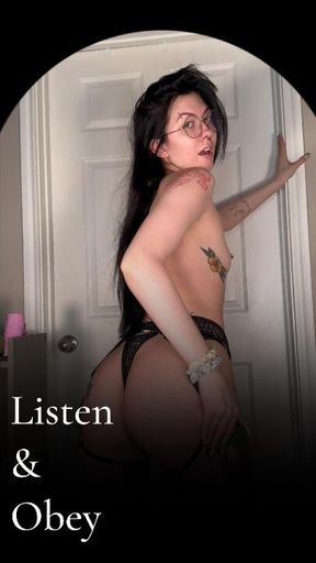 Listen & Obey: Whispered JOI Strip Tease, Blowjob & Shared Orgasm