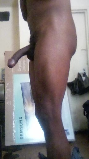 Big Black Dick Fat Juicy Booty TGirl Spreading Cheeks And Jacking Dick