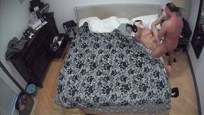 Female screams with pleasure from big cock rim job during multi-position fuck session