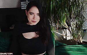 Girl in sports uniform asks to fuck her pussy - MollyRedWolf