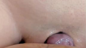 Alluring Asian babe rides hard and cums with a big facial