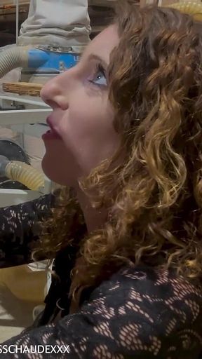 A Hot Carpenter Fucks Me Deep in His Workshop