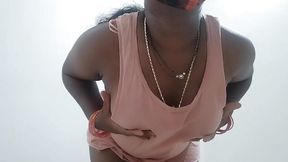 Dirty Tamil Wife in Night Dress