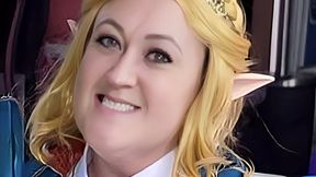 Zelda Cosplay Barefoot POV - crushing, stepping and playing with little you