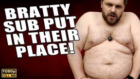 KingMarti: Bratty Sub Gets Put In His Place With A Rough Fucking - Full HD 1080p