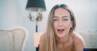 Perky Blonde Elena Lux Loves A Facial