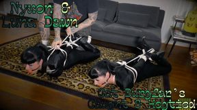 Nyxon & Luna Dawn Cat Burglars Caught & Hogtied 720p