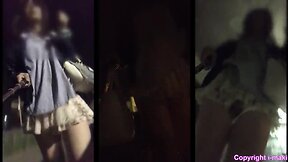 Crossdresser ijuin maki in a parking lot