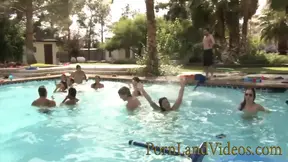 Two hot brunettes enjoy an outdoor fuck-fest