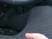 Quick edging in the car before work